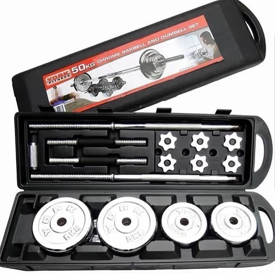 50 KG Barbell and Dumbbell Set