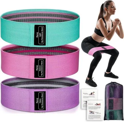 Fabric Resistance bands set of 3pcs