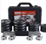 30KG Dumbbell Set with Connector & Carrier Case