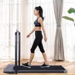 Walking Pad Mini Treadmill Under Desk Treadmill, 2 in 1 Folding Portable Treadmill for Home & Office