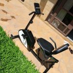 Recumbent Exercise Bike with Pulse Monitor