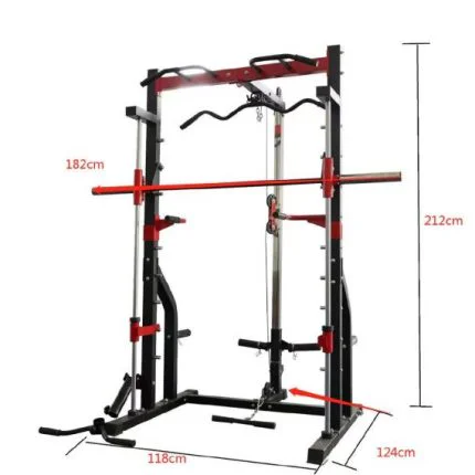 POWERLIFT MULTIFUNCTIONAL HALF RACK SMITH MACHINE
