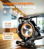 Magnetic Rowing Machine, Foldable Rower for Home Use with Bluetooth, App Supported, Tablet Holder and Comfortable Seat Cushion - Image 6