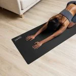 heavy Duty Commercial Water Prove Black Yoga Training Exercise Gym Mat - Image 3
