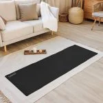 heavy Duty Commercial Water Prove Black Yoga Training Exercise Gym Mat