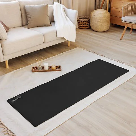 2025/05/1002508014.jpg heavy Duty Commercial Water Prove Black Yoga Training Exercise Gym Mat - Image 1