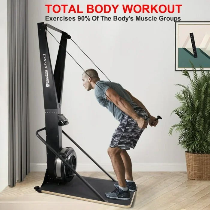Ski Exercise Machine, Indoor Aerobic Exercise Machine, Ski Equipment, Indoor Aerobic Wind Resistance, Home Gym Machine - Image 2