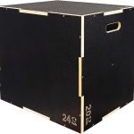 24" × 20" × 16" Plyo Box, 3-in-1 Foam Plyometric Jump Box, Box Jump for for Home Gym Training Fitness Workout Exercise