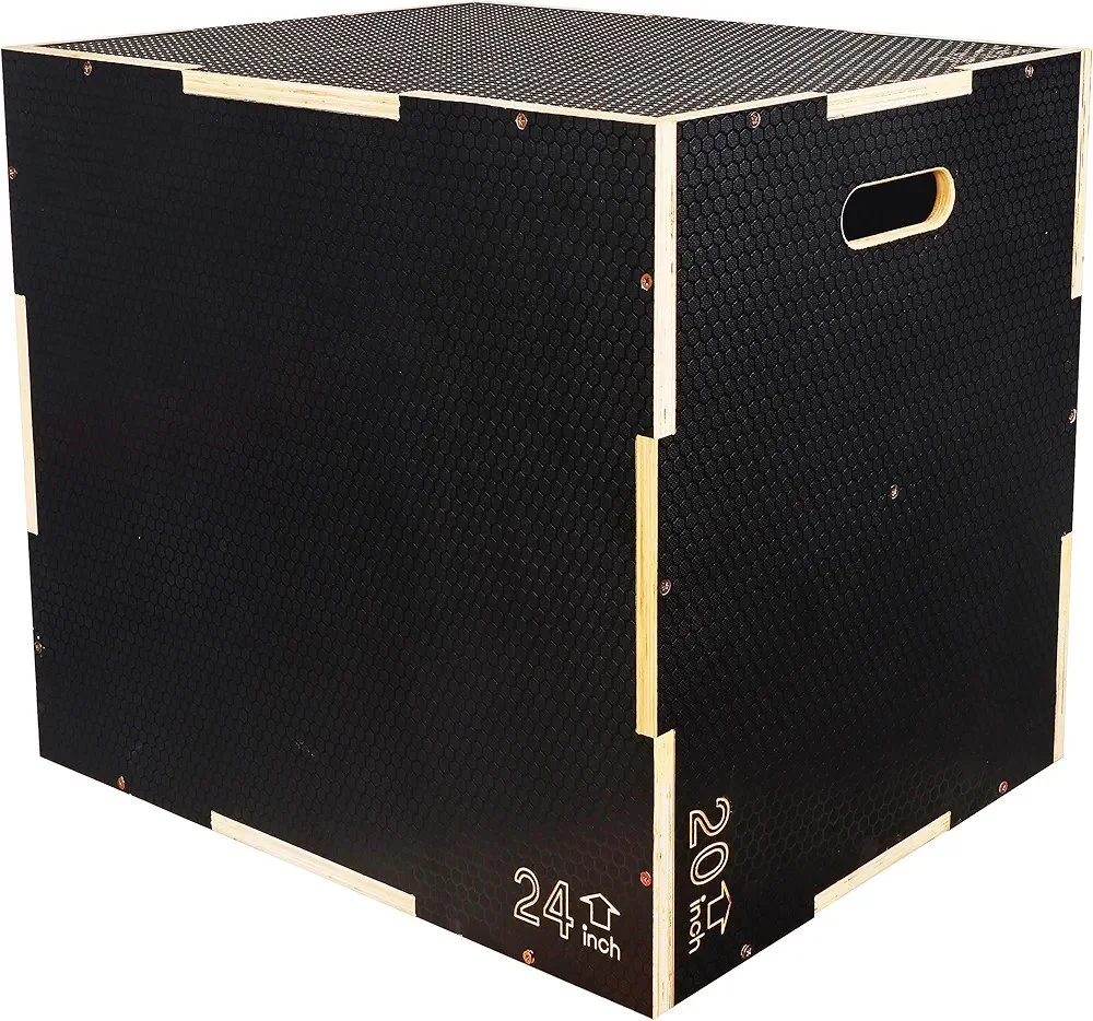 24" × 20" × 16" Plyo Box, 3-in-1 Foam Plyometric Jump Box, Box Jump for for Home Gym Training Fitness Workout Exercise - Image 1