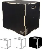 24" × 20" × 16" Plyo Box, 3-in-1 Foam Plyometric Jump Box, Box Jump for for Home Gym Training Fitness Workout Exercise - Image 2