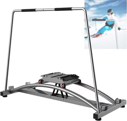 Commercial Indoor Simulated Ski Machine Simulated Ski Club Two-Track Ski Group Training Aerobic Fitness Swing Snow Paddle Suitable for Indoor