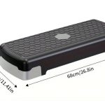 Training Stepper Platform Aerobic Fitness Stepper Adjustable Sports Bench Deck Home Gym Equipment Lightweight Portable Stable