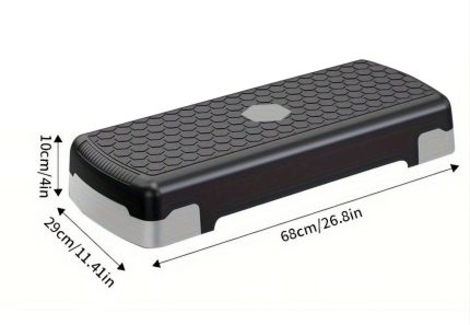 Training Stepper Platform Aerobic Fitness Stepper Adjustable Sports Bench Deck Home Gym Equipment Lightweight Portable Stable