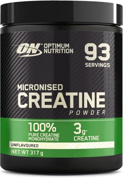 Optimum Nutrition Micronised Creatine Powder, 100% Pure Creatine Monohydrate Powder for Performance and Muscle Power,
